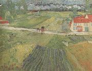 Landscape wiith Carriage and Train in the Background (nn04) Vincent Van Gogh
